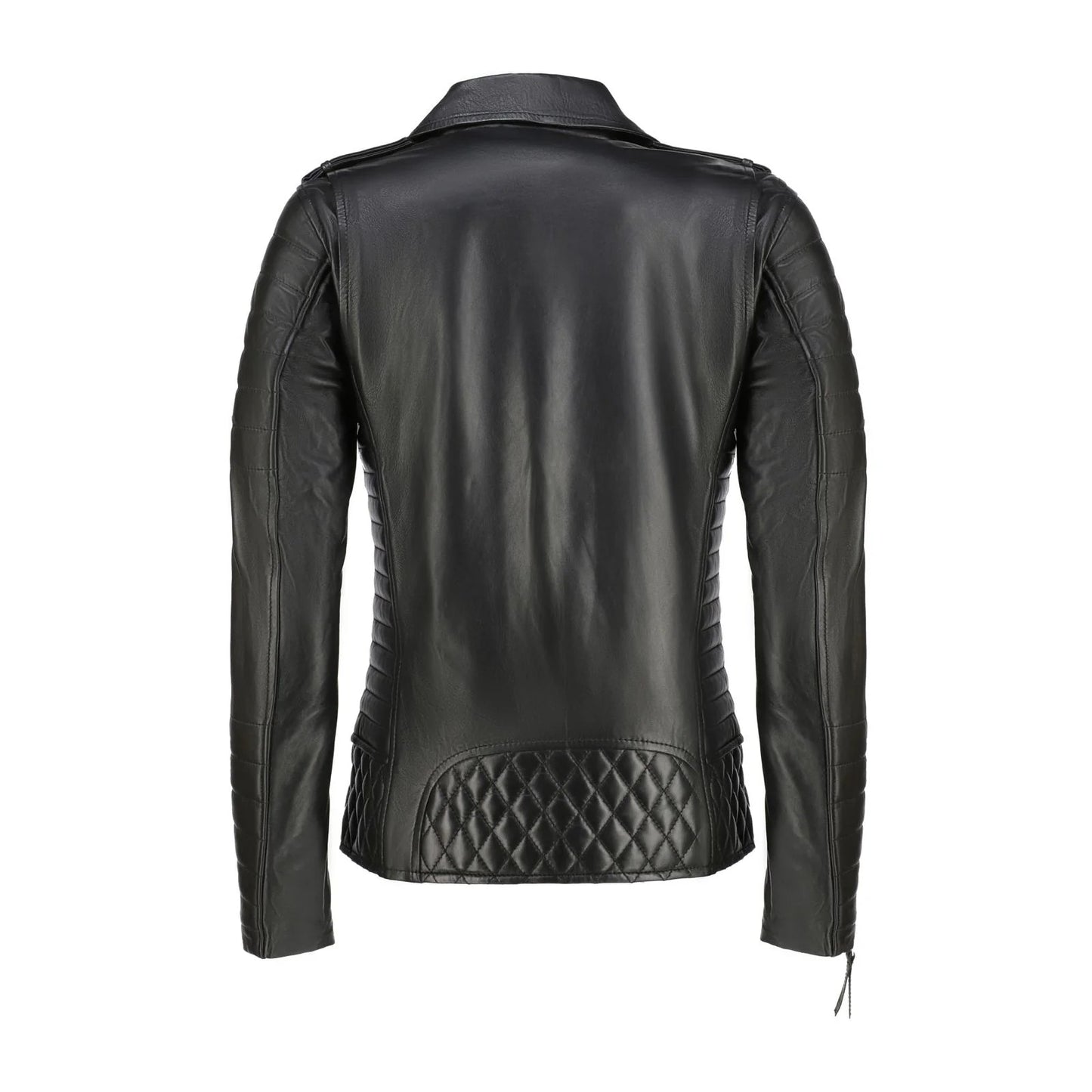 RahWas - “Luna” Women’s Leather Jacket – Soft Power in Every Stitch