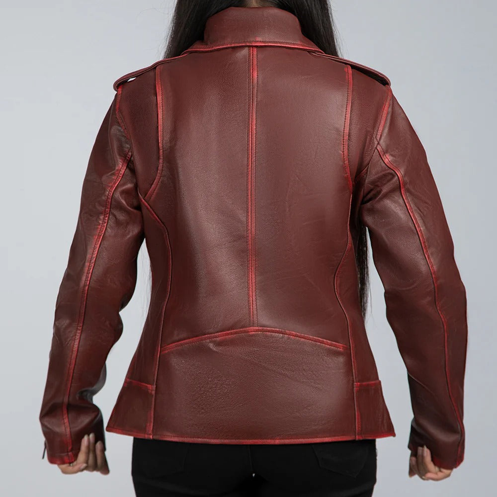 RahWas - Women’s Signature Leather Jacket – Fearless. Feminine. Iconic.