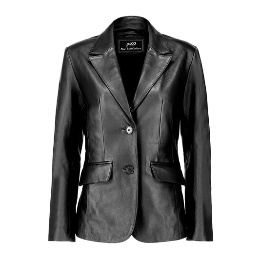 RahWas - “Ember” Women’s Leather Jacket – Crafted for the Wild & Woven with Grace